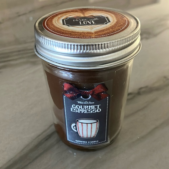 RARE BBW Discontinued Bath & Body Works Gourmet Espresso Scented Candle 6oz. - Picture 1 of 5